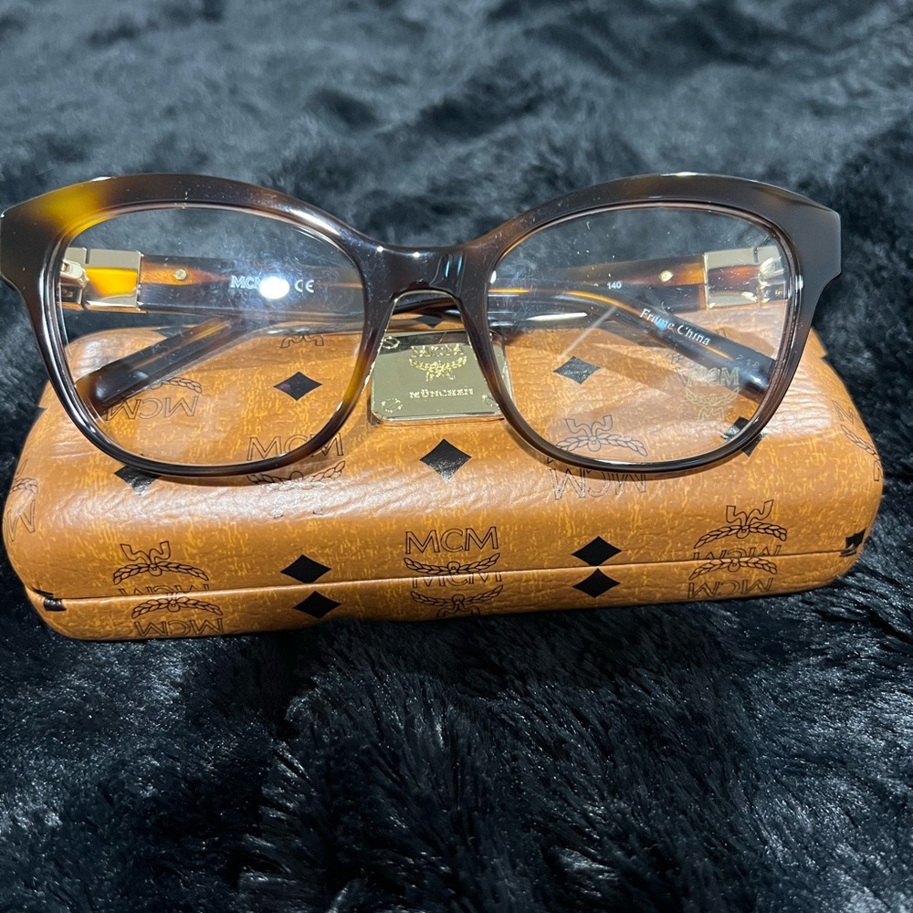 MCM Tortoise Shell Eyeglasses with Case